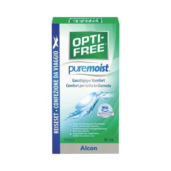 Opti-Free PureMoist 90ml Travel Pack (EverMoist)