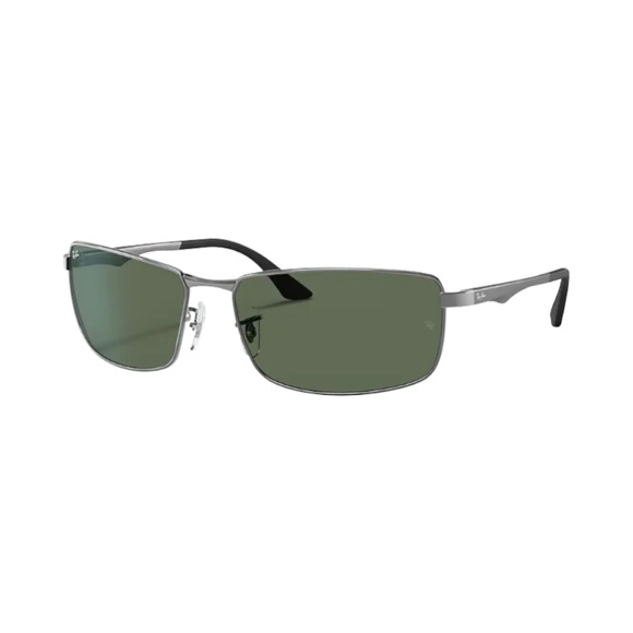 Ray-Ban RB3498 - 004-71 Gunmetal / Green 64-17