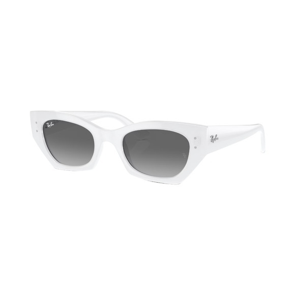 Ray-Ban ZENA Grau auf Schneeweiß S
