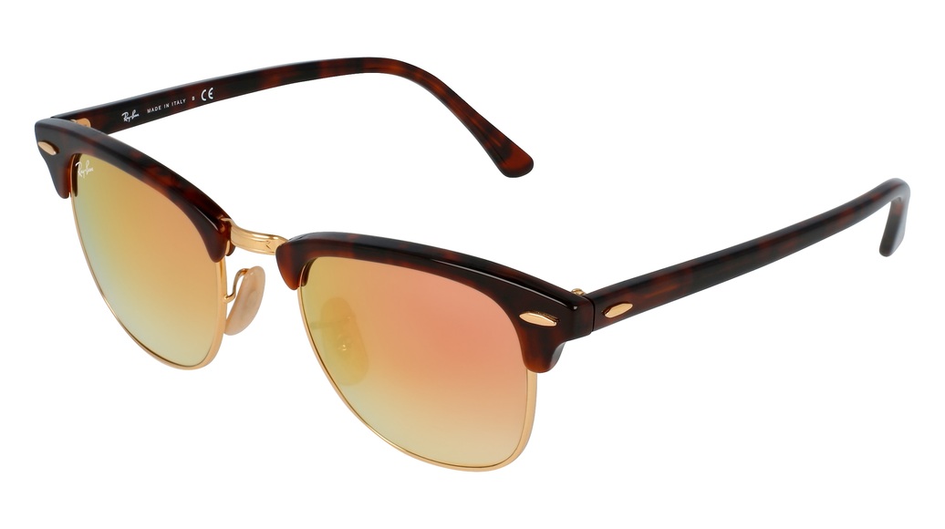 Ray-Ban 3016 Clubmaster Shiny Red/Havanna 990/7O
