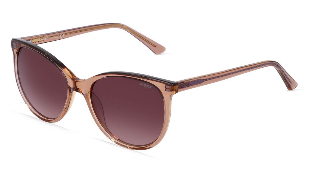 MEXX EYES 6498 Damen-Sonnenbrille Vollrand Rund Kunststoff-Gestell, gelb