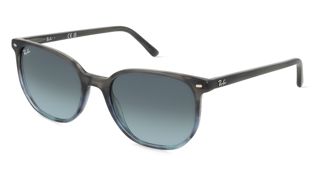 RAY-BAN RB2197 Unisex-Sonnenbrille Vollrand Eckig Acetat-Gestell, grau
