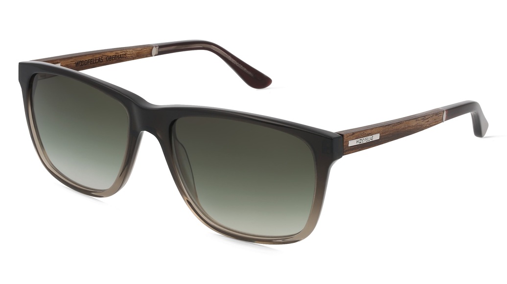 Woodfellas 11712 OBERHAUS Damen-Sonnenbrille Vollrand Eckig Kunststoff-Gestell, braun