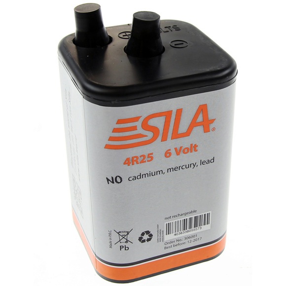 SILA Blockbatterie 4R25 6V