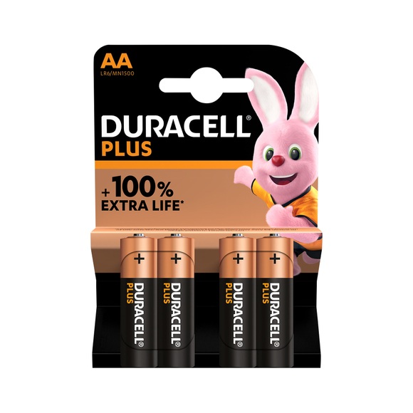 Duracell Batterien PLUS AA/LR6 4 Stück