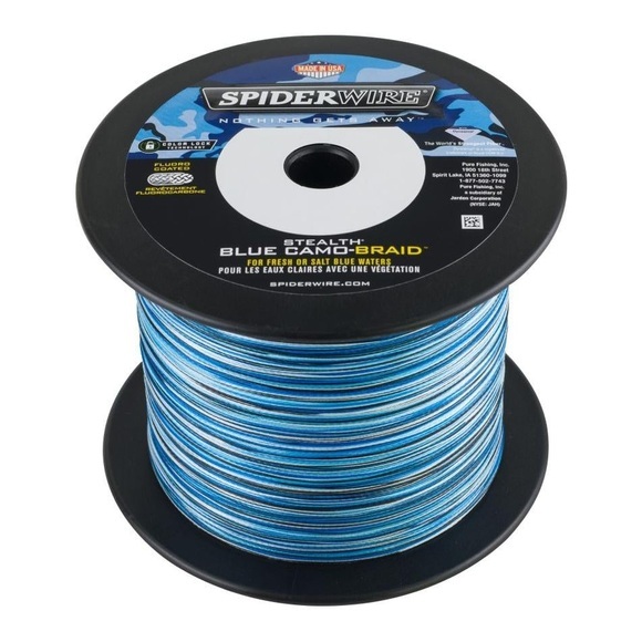 Spiderwire Stealth Smooth Blue Camo - Meterpreis