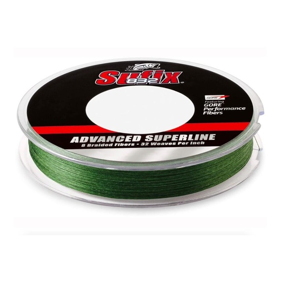 Sufix 832 Braid 120m Low Vis Green - geflochtene Schnur