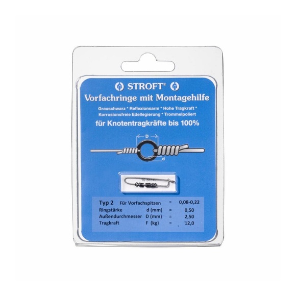 Stroft Vorfachringe mit Montagehilfe