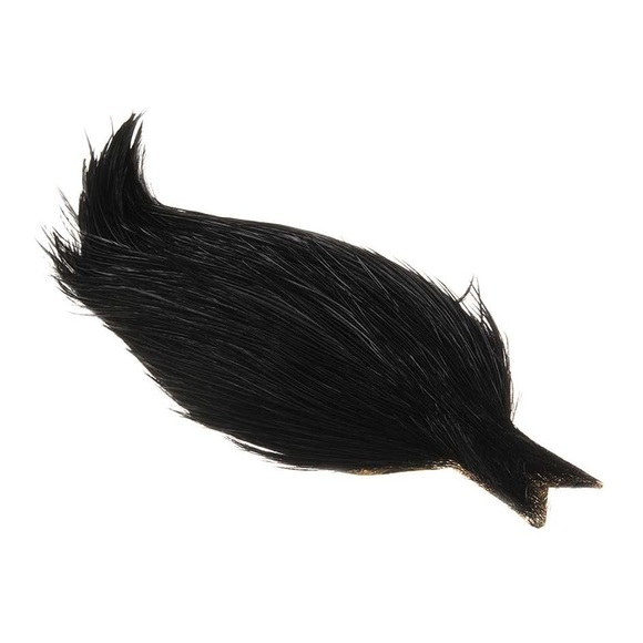 Whiting Dry Fly Hackle - Black - Balg/Cape