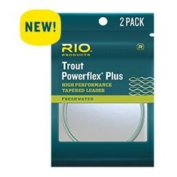 Rio Powerflex Plus Tapered Leader 9ft 2Pack - Fliegenvorfach