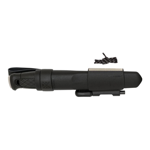Morakniv Garberg Messer aus Stahl mit Survival Kit - Schwarz -