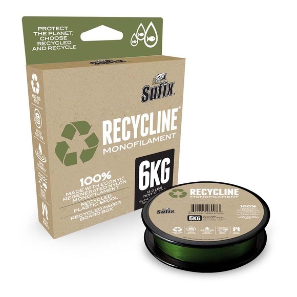 Sufix Recycline 300m Green - Monofile Schnur