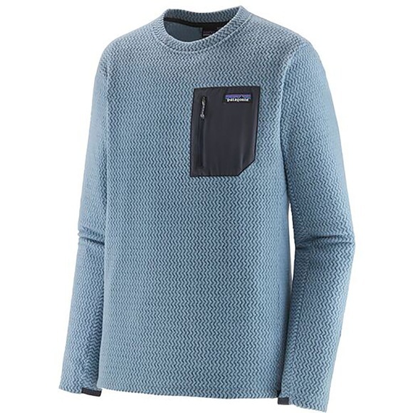 Patagonia Herren R1 Air Crew Longsleeve (Größe S, grau)