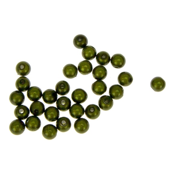 Hareline Dubbin 3D Beads - Olive