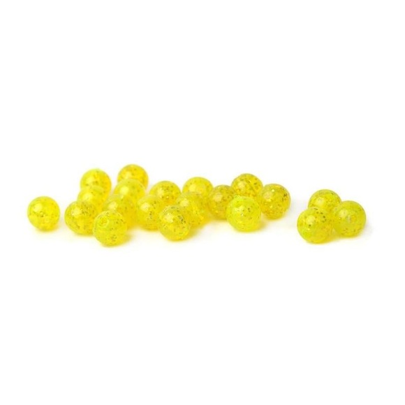 Fly-Dressing Articulation Beads - Sparkle Fl. Chartreuse