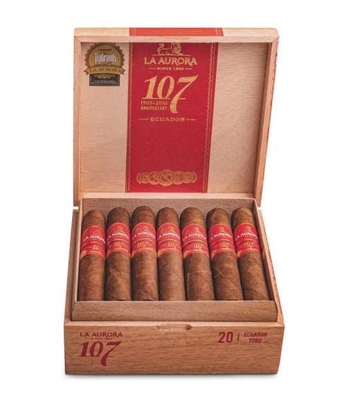 La Aurora 107 Ecuador Toro (Verpackungseinheit: 5er im Freshpack von Fumar)