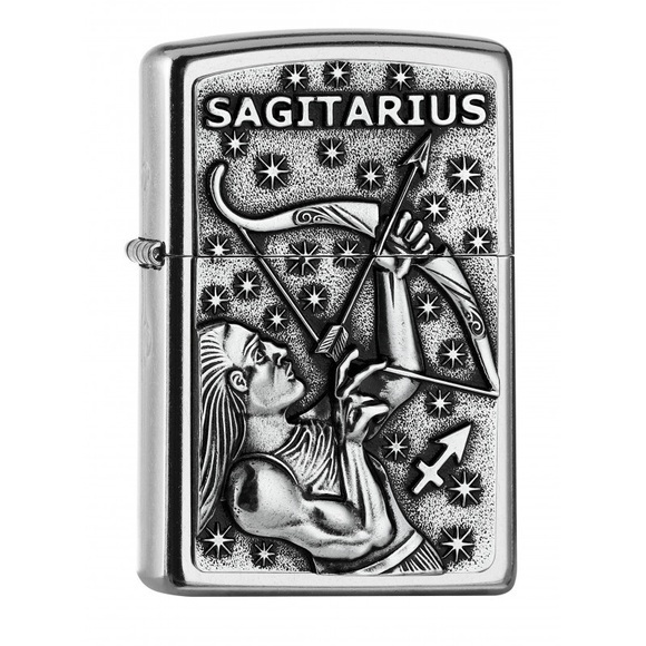 Neu Zippo Sternzeichen Schütze Emblem