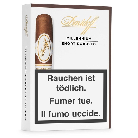 Davidoff Millennium Short Robusto (Verpackungseinheit: 4er)