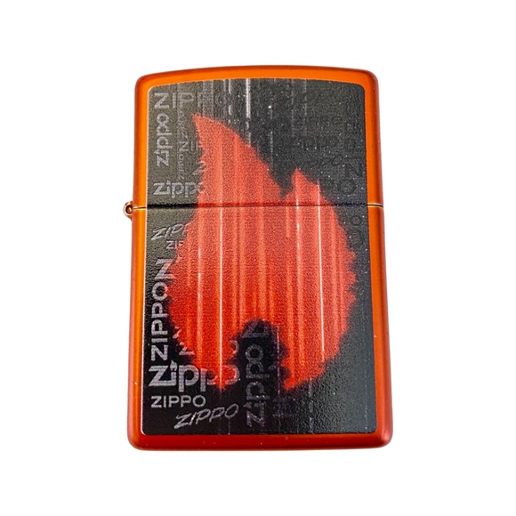 Zippo Metallic Red Flame