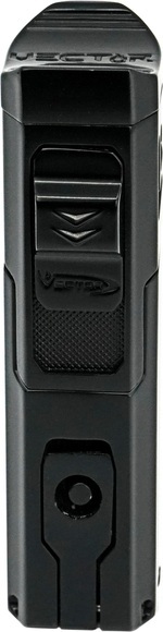 Zigarrenfeuerzeug Vector Quattro 4strahlig (Farbvariante: Black Matte)