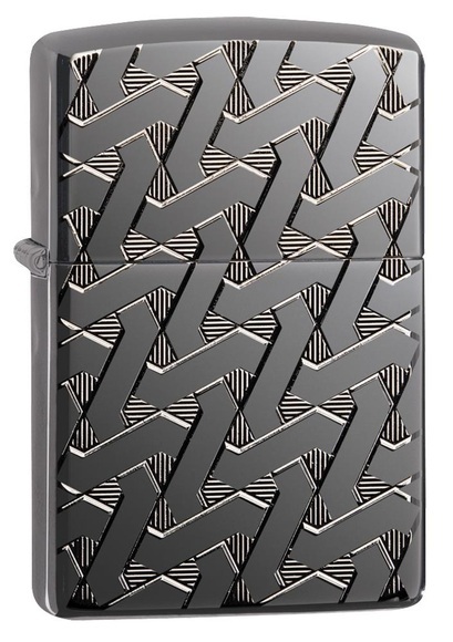 Zippo Geometric Weave Design