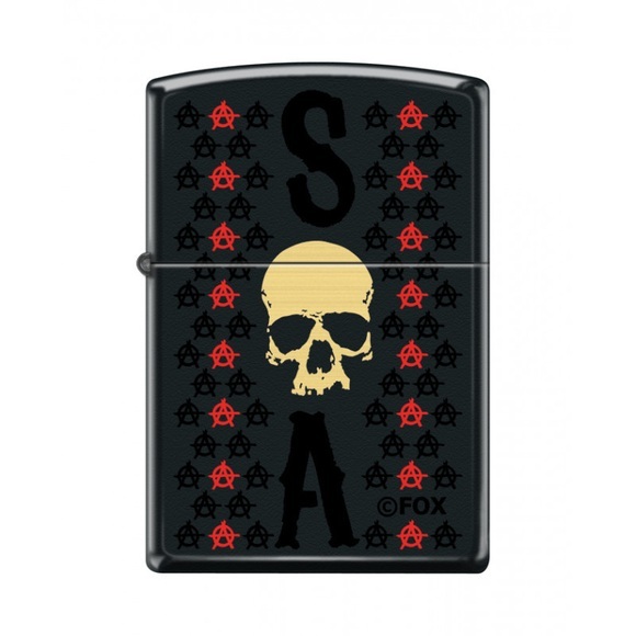 Neu Zippo Sons of Anarchy Skull