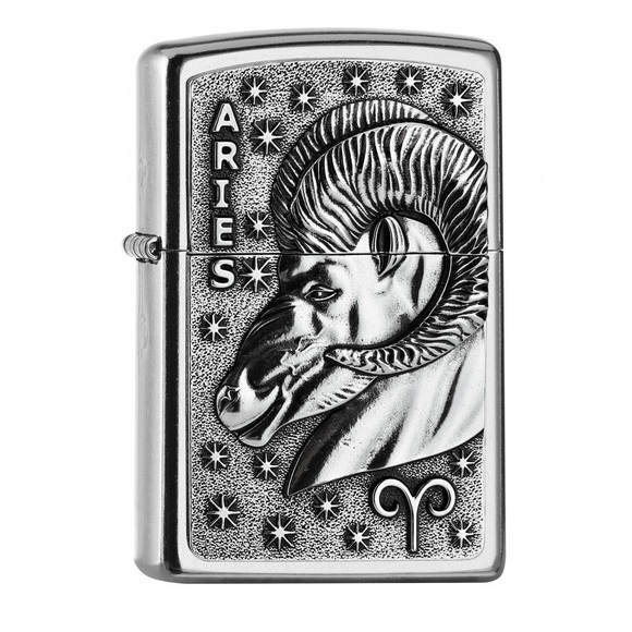 Neu Zippo Sternzeichen Widder Emblem