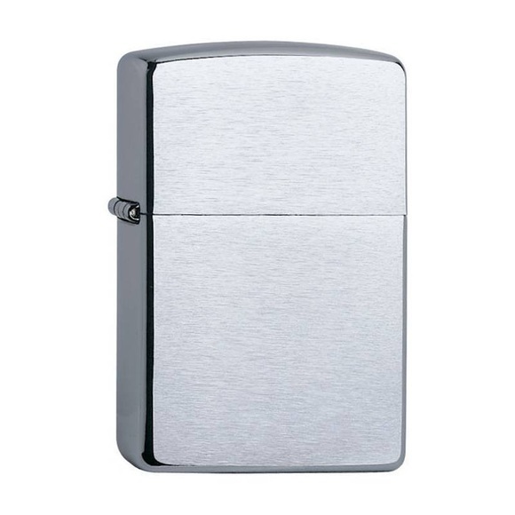 Zippo Sturmfeuerzeug Brushed Chrome