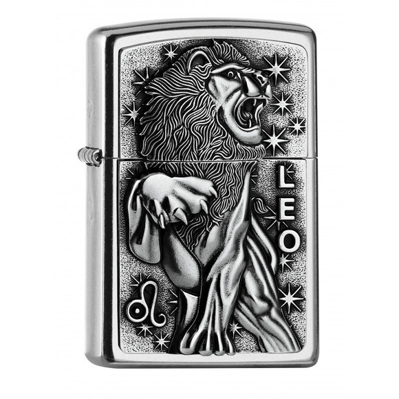 Neu Zippo Sternzeichen Löwe Emblem