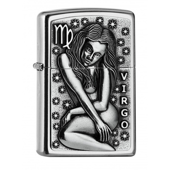 Neu Zippo Sternzeichen Jungfrau Emblem