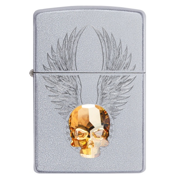 Zippo Gold Skull