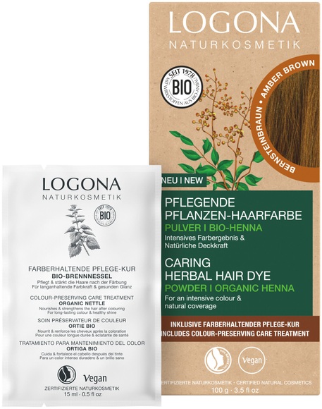 Logona Logona Pflegende Pflanzen-Haarfarbe Pulver haarfarbe 100.0 g