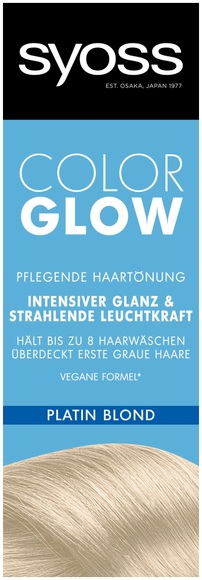 Syoss Color Glow Pflegende Haartönung Platin Blond
