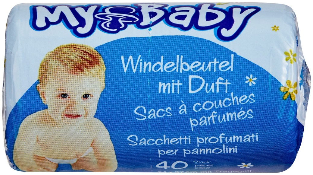 My Baby Windel Beutel mit Duft 40 Stück