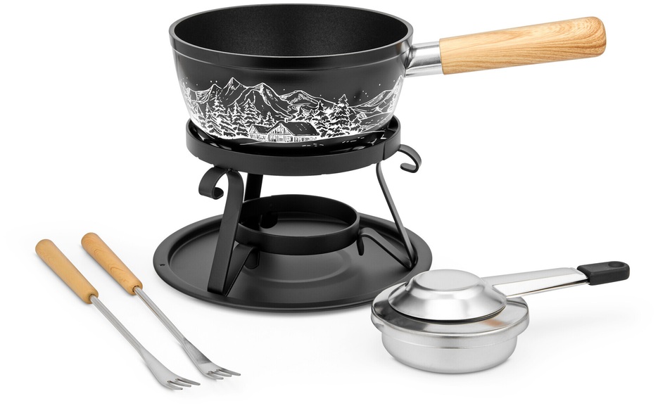 Nouvel Käsefondue-Set Winterdorf