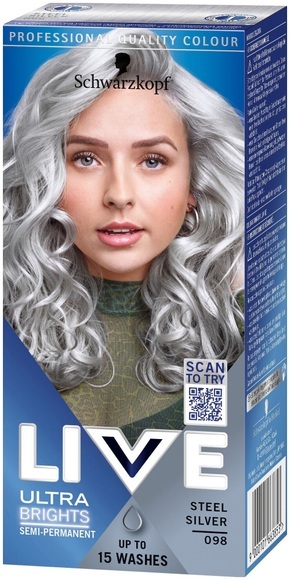 Live Ultra Bright Live Ultra Brights Steel Silver ONE Size