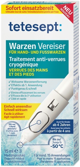 tetesept med foot care Warzen Vereiser 15 ml
