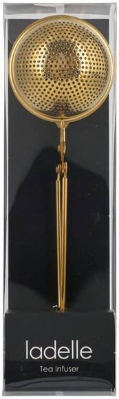 Teesieb rund gold