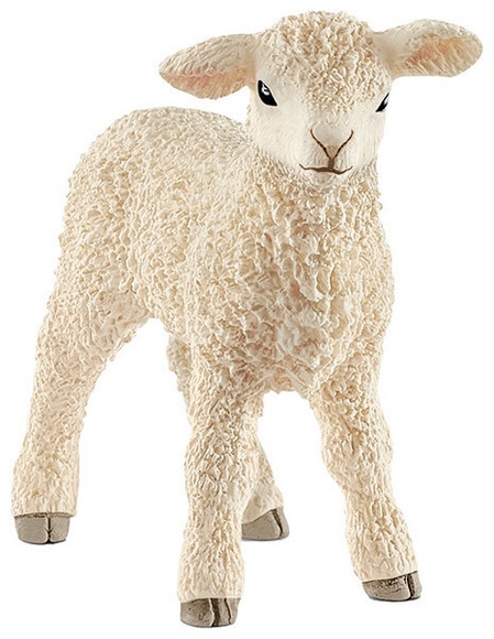 Schleich Farm World - Schleich Lamm (5,3x4,7) in creme