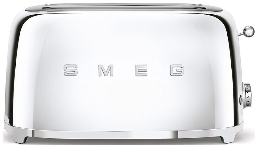SMEG 50's Retro Style Langschlitztoaster 2 Scheiben chrom