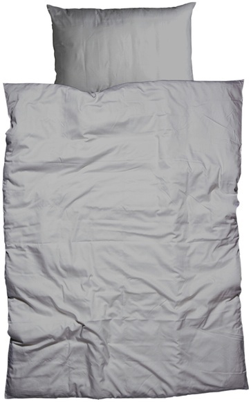 Inhouse NEXT Duvet Satin Paspel 160x210 silbergrau
