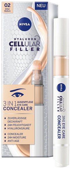 Hyaluron Cellular Filler 3in1 Augenpflege Concealer Damen Mittel