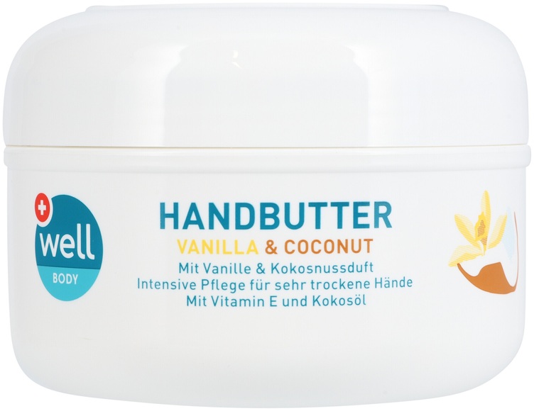 well Handbutter Vanilla & Coconut 150ml
