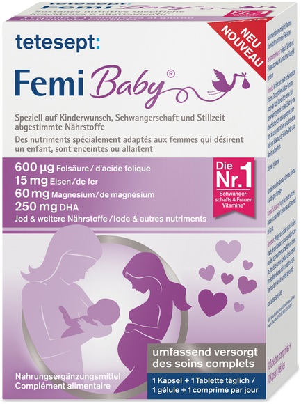tetesept Femi Baby FTA Kapseln 2x30 Stück