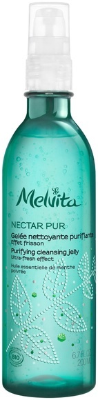 Melvita Nectar Pur Klärendes Reinigungsgel mit ätherischem Pfefferminzöl 200ml
