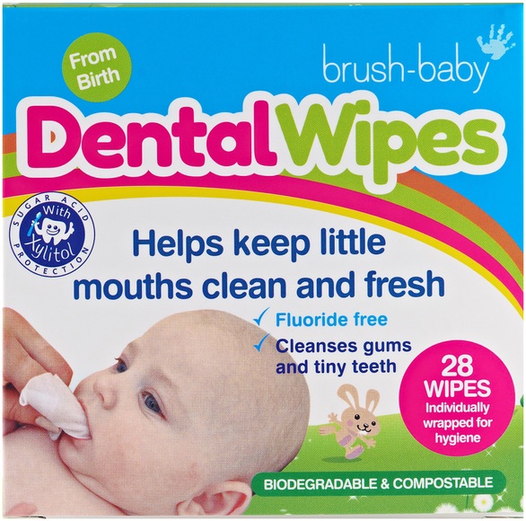 brush-baby Zahnreinigungstücher 28er Pack