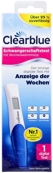 Clearblue Schwangerschaftstest Anzeige Wochen Digital 1er