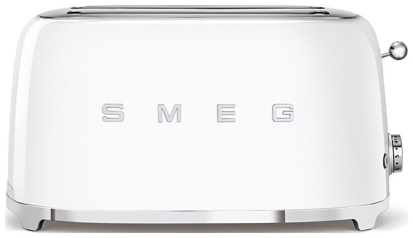 SMEG 50's Retro Style Langschlitztoaster 2 Scheiben weiss