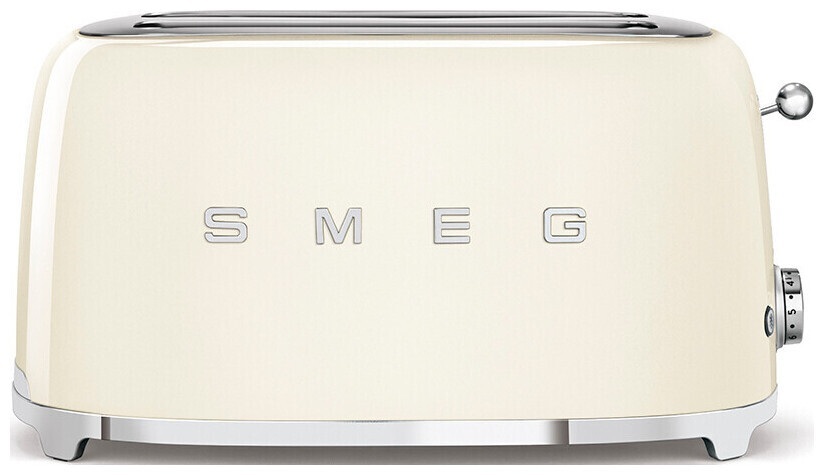 SMEG 50's Retro Style Langschlitztoaster 2 Scheiben crème