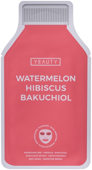 Yeauty Gesichtsmaske Wassermelonen-, Hibiskus- & Bakuchiol